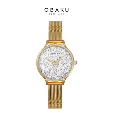Obaku Womens Stjerner Silver Dial Watch