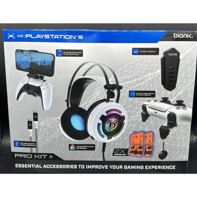 Bionik Pro Kit For PS5 PlayStation 5 with 2x Quickshot Pro