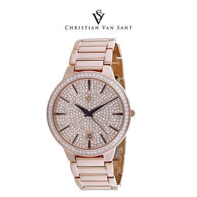 Christian Van Sant Women's Alessia Rose Gold Dial Watch