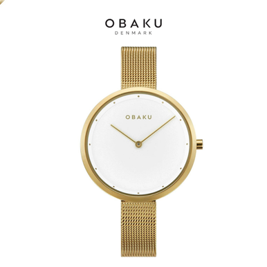 Obaku Womens Classic White Dial Watch