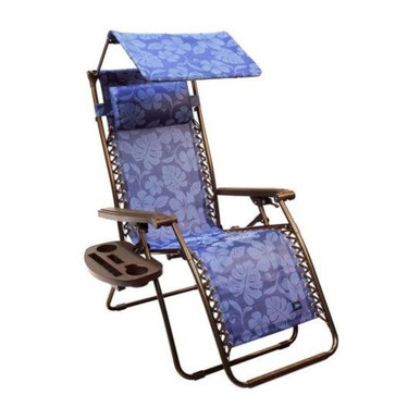 Bliss XL 30 Wide Zero Gravity Chair with Canopy, Pillow, & Drink Tray