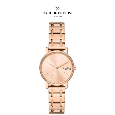 Skagen Womens Signatur Lille Rose Gold Dial Watch