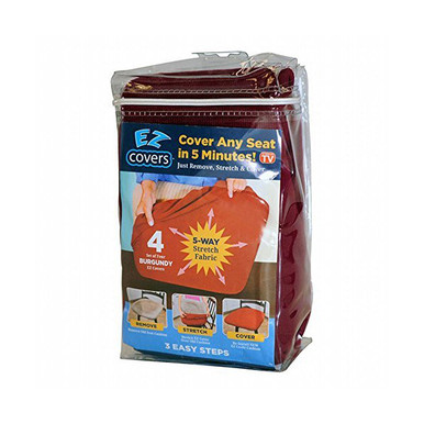 EZ Cover Stretch Fabric Slipcover Set