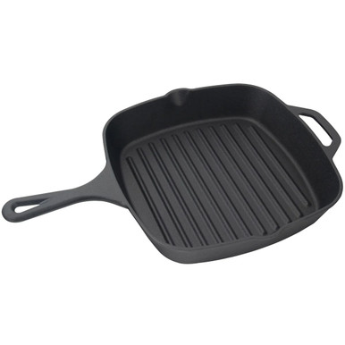 Jim Beam Cast Iron Square Grill Pan