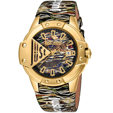 Just Cavalli Women's Scudo Black Dial Watch