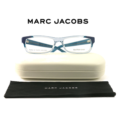 Photos - Glasses & Contact Lenses Marc Jacobs Women's Clear/Blue Eyeglasses MMJ5530O005215140 