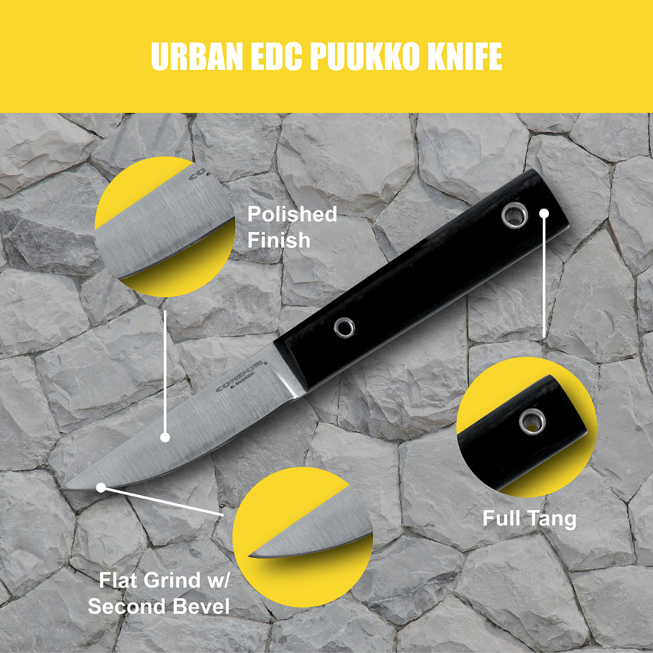 URBAN EDC PUUKKO KNIFE - Condor Tool & Knife Inc.