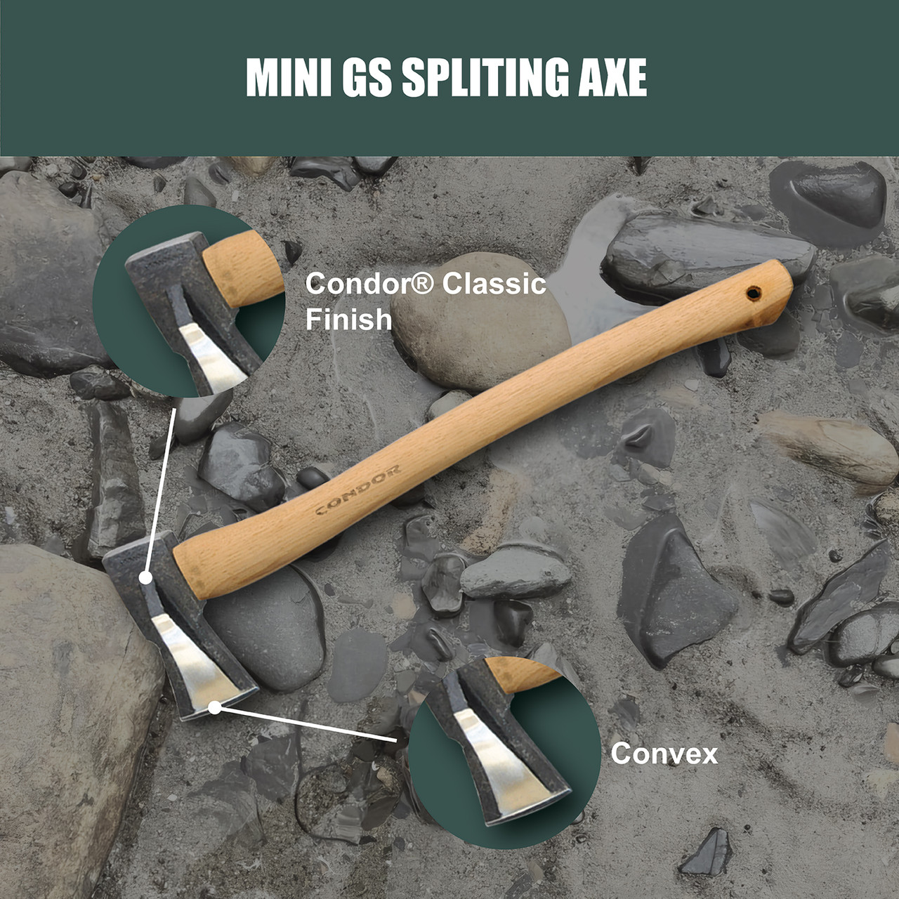 GS & MINI GS SPLITING AXE - Condor Tool & Knife Inc.