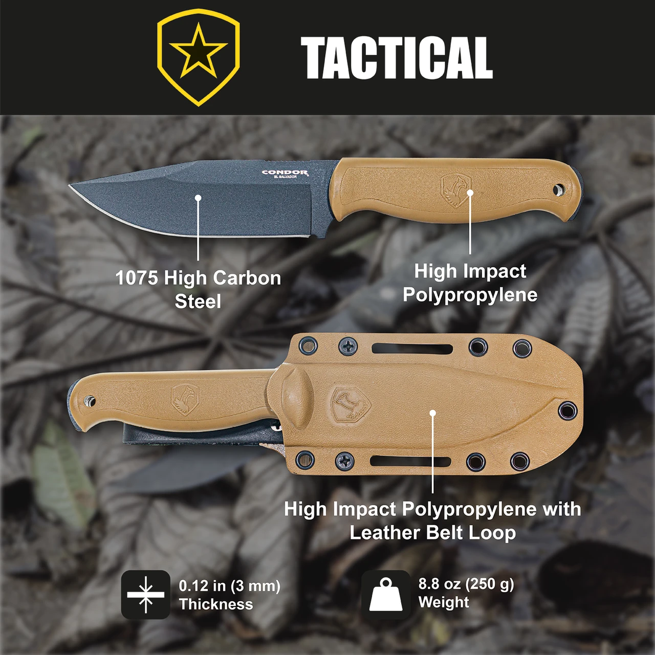 CONDOR FIGHTER KNIFE - Condor Tool & Knife Inc.
