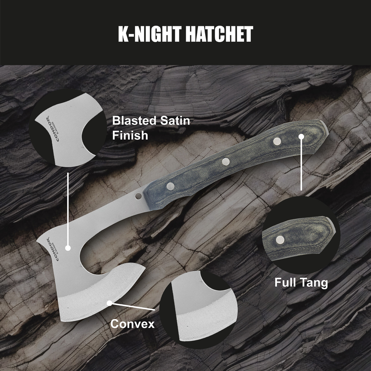 K-NIGHT HATCHET - Condor Tool & Knife Inc.