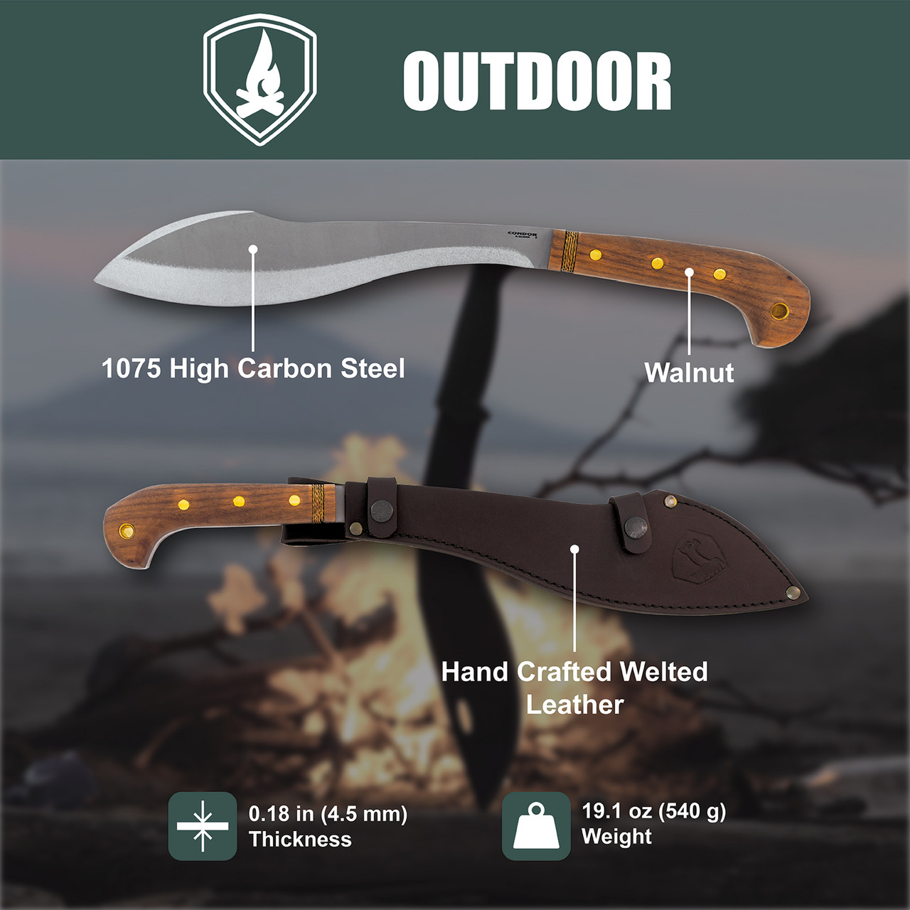 AMALGAM MACHETE - Condor Tool & Knife Inc.