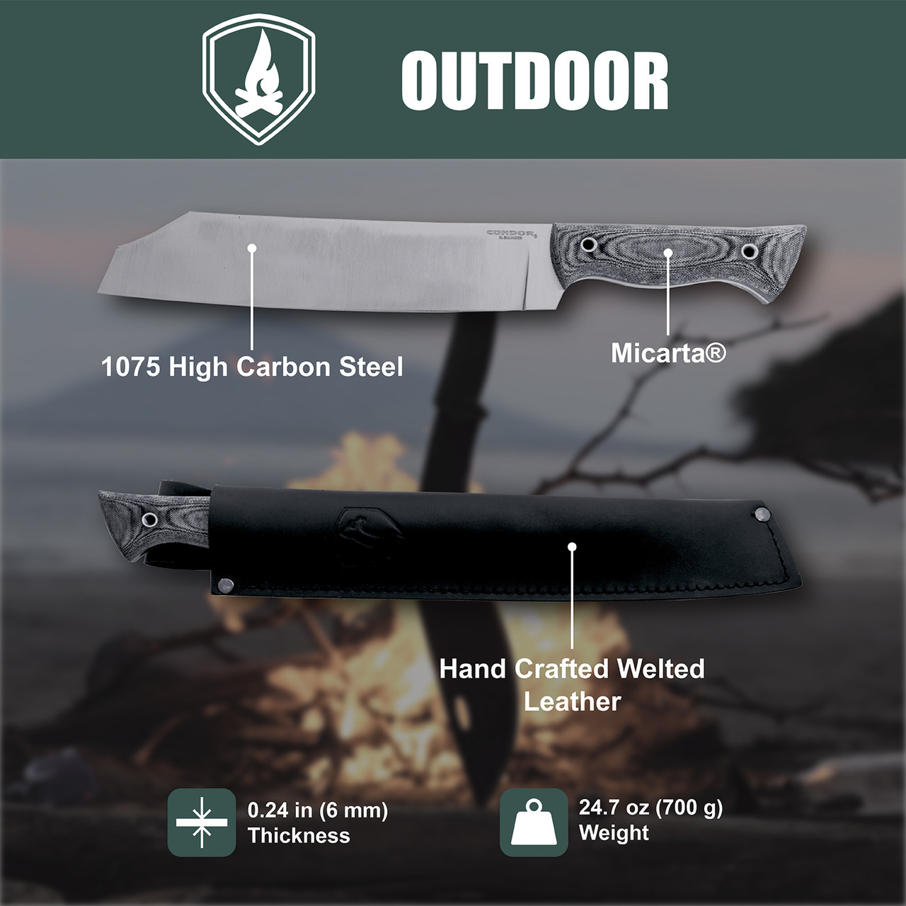 Woodbuster Chopper - Condor Tool & Knife Inc Woodbuster Chopper - Condor Tool & Knife Inc