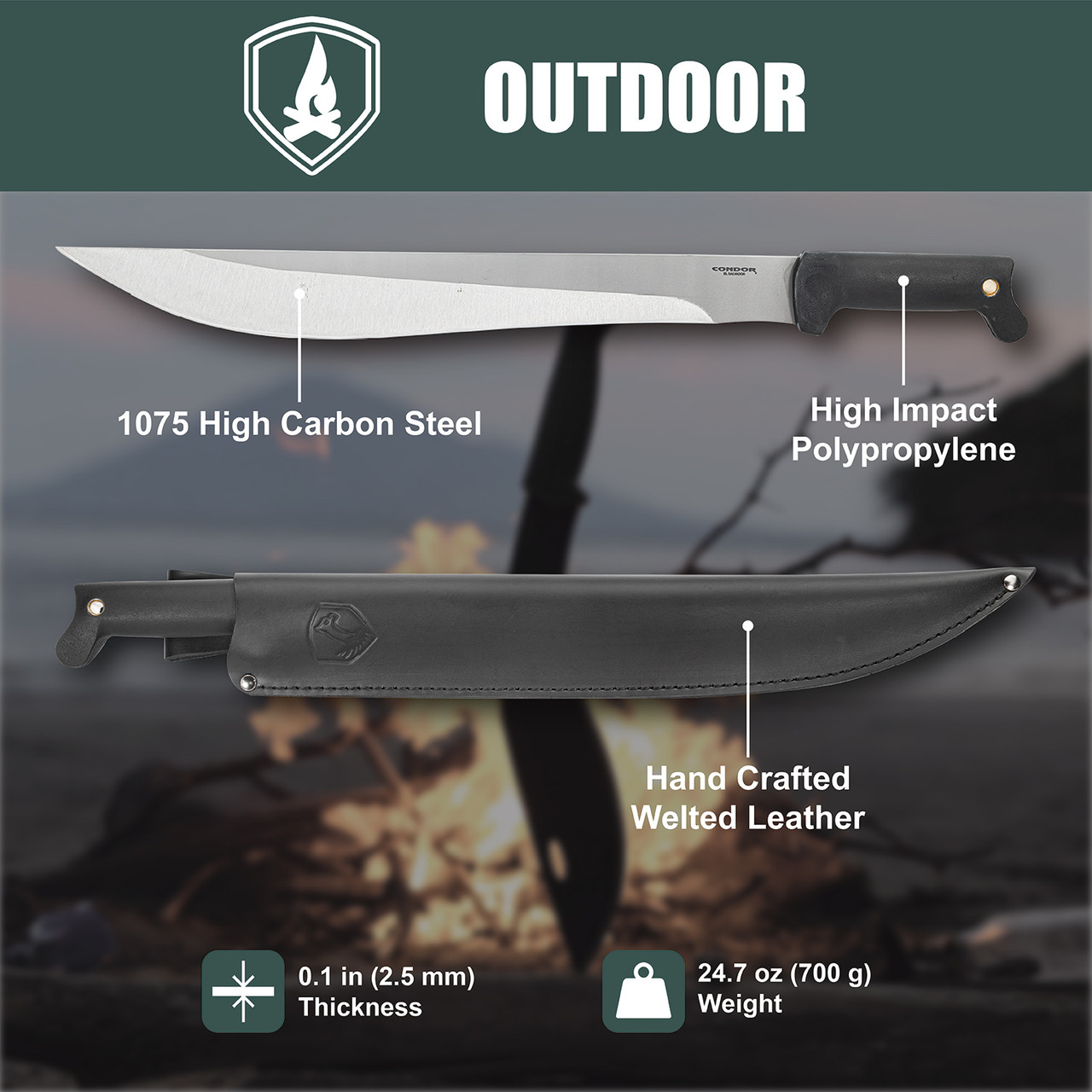 RUDE BOY MACHETE - Condor Tool & Knife Inc.