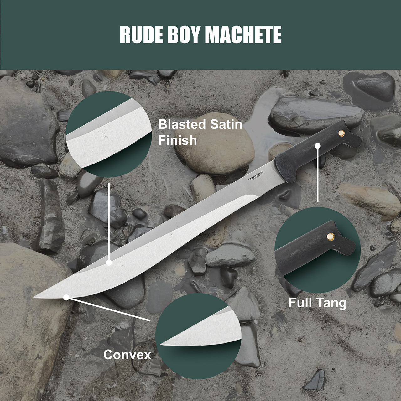 ドレッドboy RUDE BOY MACHETE - Condor Tool & Knife Inc.