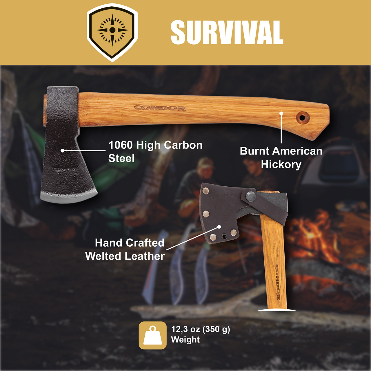 MINI GREENLAND HATCHET - Condor Tool & Knife Inc.