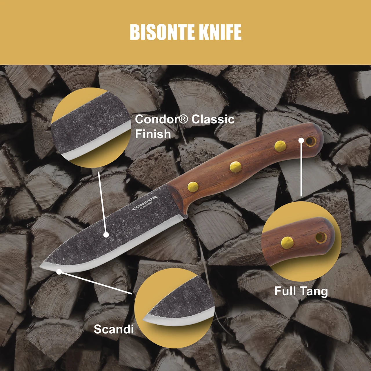 BISONTE KNIFE - Condor Tool & Knife Inc