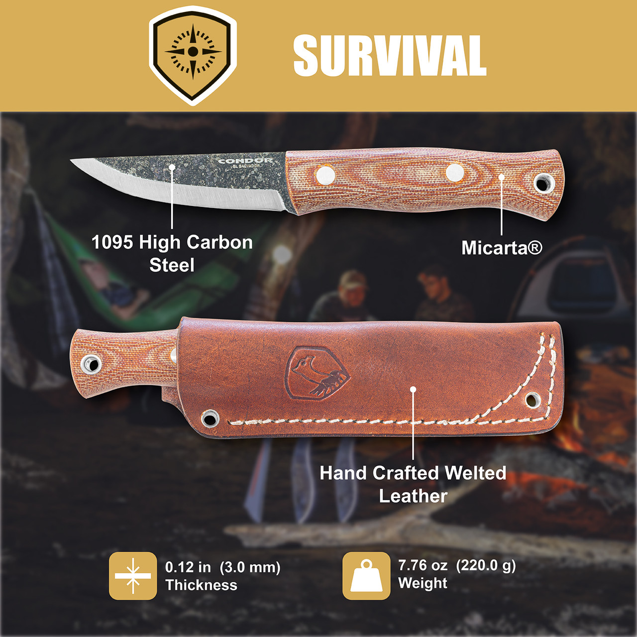 TRIVITTATA PUUKKO KNIFE - Condor Tool & Knife Inc.