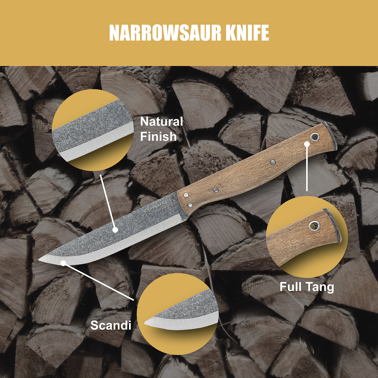 NARROWSAUR KNIFE - Condor Tool & Knife Inc.