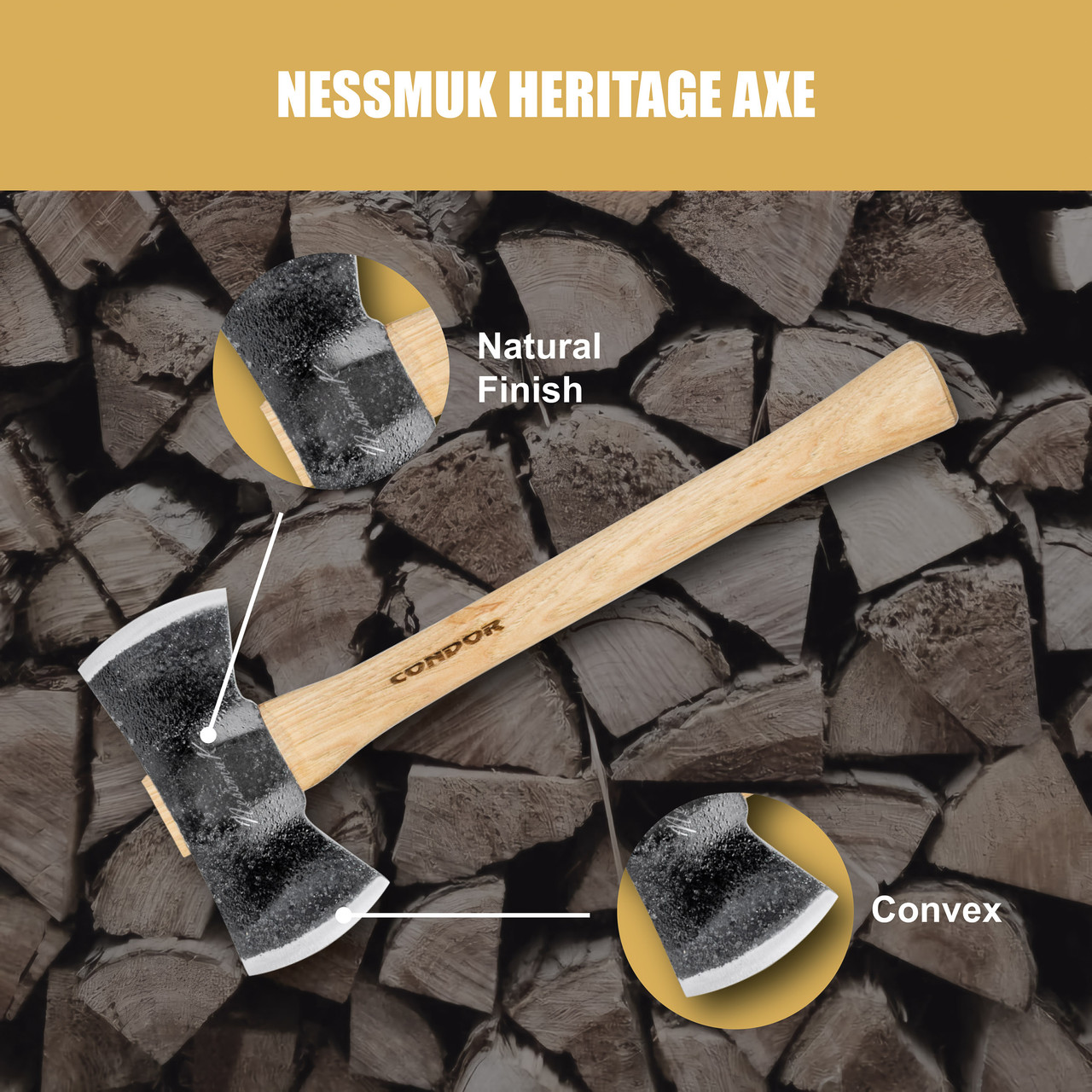 NESSMUK HERITAGE AXE - Condor Tool & Knife Inc.