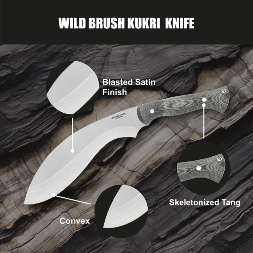 WILD BRUSH KUKRI  KNIFE