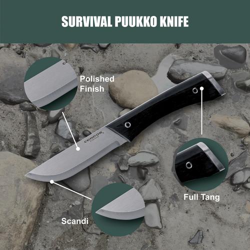 Survival Puukko Knife