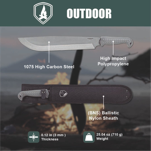 TERRA CAMP MACHETE, GRAY