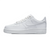 Right side profile of the Nike Air Force 1 Low ‘Triple White’ showing a clean all-white leather design and classic low-top shape.