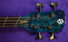 Spector NS Dimension 4, Black and Blue Gloss w/ Wenge