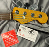 Fender AM Pro II FRETLESS Jazz, Dark Night / Lined Rosewood 4 String Bass At Bass Central