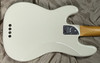 Fender AM Pro II Precision, Olympic White / Rosewood 4 String Bass At Bass Central Fender AM Pro II Precision, Olympic White / Rosewood 4 String Bass At Bass Central