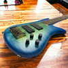 Spector USA NS-5, Custom Matte Green-Blue Burst / Pau Ferro / Haz-Lab *Bass Central Exclusive *RARE!