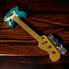 Fender AM Pro II P-Bass, Miami Blue / Maple  4 String Bass At Bass  Central