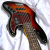 Fender AM Pro II Jazz (5), 3-Tone Sunburst / Rosewood 5 String Bass At Bass Central