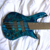 Spector NS Dimension 5, Black and Blue Gloss 5 String Bass At Bass Central