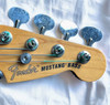 Fender Mustang Justin Meldal-Johnsen (JMJ) Short Scale, Road Worn Black / Rosewood 4 String Bass At Bass Central