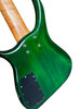 US Masters Trans Green/Maple Used 5 String Bass At Bass Central