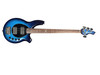 Ernie Ball Music Man Bongo 4 HH/Piezo, LTD 2007 Blue Dawn 4 String Bass At Bass Central