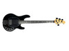 Ernie Ball Music Man StingRay 4 "DarkRay", Obsidian Black / Ebony 4 String Bass At Bass Central