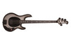 Ernie Ball Music Man StingRay 4 "DarkRay", NEW COLOR Silverburst/ Ebony  4 String Bass At Bass Central