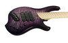 Dingwall, Combustion, 5 string, fanned frets, sheldon dingwall, ultra violet maple, emg
