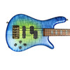 Spector USA NS-2, Custom Matte Green-Blue Burst 4 String Bass At Bass Central