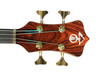 Alembic Stanley Clarke Sign Deluxe, Cocobolo / Ebony / Green and Amber LED's 4 String Bass At Bass Central
