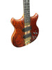 Alembic Stanley Clarke Sign Deluxe, Cocobolo / Ebony / Green and Amber LED's 4 String Bass At Bass Central