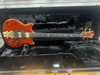 Alembic Stanley Clarke Sign Deluxe, Cocobolo / Ebony / Green and Amber LED's 4 String Bass At Bass Central