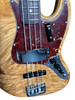 Fender Custom Shop NOS Artisan J Bass, Flame Maple Burl/Rosewood 4 String Bass At Bass Central