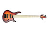 MTD KZX 5 (V2), Dark Cherry Burst / Maple/ USA Bartolini Electronics 5 String Bass At Bass Central