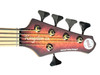 MTD KZX 5 (V2), Dark Cherry Burst / Maple/ USA Bartolini Electronics 5 String Bass At Bass Central