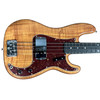 Fender Custom Shop NOS Artisan P Bass, KOA/Ebony 4 String Bass At Bass Central