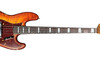 Fender Custom Shop 1964 RELIC  Artisan J Bass, Honeyburst Flame Maple Burl/Rosewood  4 String Bass At Bass Central