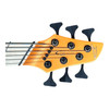 Dingwall NG3 6, (3) Pickup, Lamborghini Orange/ Maple B-STOCK 6 String Bass At Bass Central